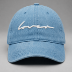 Lover Denim Dad Hat - Blue