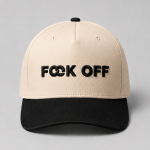 F**k Off Hat - Black/Natural